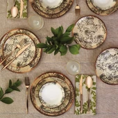 Emsan Ottoman Gülara 24 Parça 6 Kişilik Yemek Takımı - 1