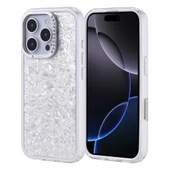 Apple iPhone 16 Pro Kılıf Taşlı Tasarım Zore Kapi Kapak - 5