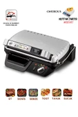 Premium Xl Döküm Izgara Ve Tost Makinesi Dijital Zamanlayıcı Ayarlanabilir Termostat 2400w - 1