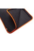 cattie Altıgen Model Kum Toplayıcı Fonksiyonel Kedi Paspası Turuncu 37x50cm - 4