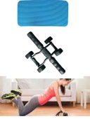 4 Tekerlekli Mekik Aleti Ab Wheel Diz Matı Hediyeli Karın Egzersiz Aleti CKS452 - 3