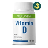 Voonka Vitamin D 102 Yumuşak Kapsül 3 Adet - 1