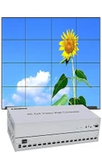4K 4X4 Video Wall Controller HDMI Video Duvar Kontrol Cihazı 16 HDMI TV Ekleme Panel Yönetim Cihazı - 1