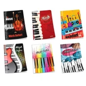 Çınar A4 40 Yaprak Karton Kapak Dikişli Müzik Defteri (22002) 1 Adet - 1