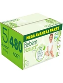 Bebem Natural 5 Numara Junior 480'li Bebek Bezi - 1