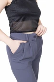 Looksense Kadın Kemerli Çift Köprülü  Pantolon 01014 thumbnail 6