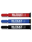 Hi-Text Markör Permanent Yuvarlak Uçlu Siyah 830PB thumbnail 5