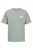 JACK JONES Erkek Yeşil Pamuklu Tişört 12151955 - 5