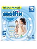 Molfix 2 Numara Mini 100'lü Bebek Bezi - 1