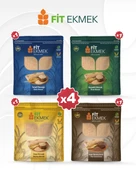 fit Kepekli, Yulafli, Arpa ve Keten Tohumlu Lavaş Ekmeği 300gr - 1