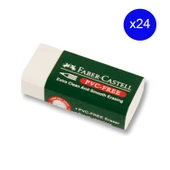 Faber Castell Orta Boy Pvc Free Beyaz Silgi No:24 ( 24 Adet ) 7085/24 - 1