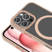 Apple iPhone 16 Pro Max Kılıf M-safe Şarj Özellikli Mat Arka Yüzey Zore Sio Kapak - 9