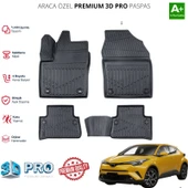 HONDA C-HR ARACA ÖZEL 3D PASPAS 2016 2017 2018 2019 2020 2021 2022 - 1