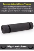 Premium Su Geçirmez Konforlu Taşıma Askılı Çift Taraflı Zemin Çadır Uyku Kamp Matı Yer Minderi 16mm - 2