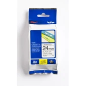 Brother TZE-251 24 mm Beyaz Üzeri Siyah Laminasyonlu Etiket - 3