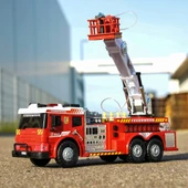 Dickie Rc Aerial Ladder Truck Merdivenli İtfaiye Aracı 2.4 Ghz Sesli Işık ve Su Püskürtme 62 Cm - 8