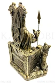 ODİN TAHT'LI HEYKEL 25CM - 4
