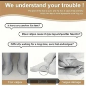 İçe Basma ,Düz Ve Çukur Tabanlar İçin Hakiki Deri Ortopedik Tabanlık- Naturel - 6