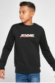 Jennie Mantra Siyah Çocuk 2ip Sweatshirt - 1