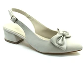 Mehtap Arkası Açık Fiyonk Taş Detaylı Klasik Kadın Topuklu Ayakkabı thumbnail 13