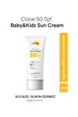Clooe 2’li Set SPF 50 Güneş Kremi | Organik & Hipoalerjenik – Bebek ve Hassas Ciltler İçin – 50ML x 2 - 1
