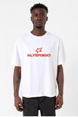 Lisa Alter Ego Beyaz Erkek Oversize Tshirt - 1