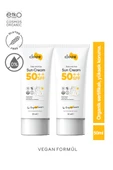 Clooe 2’li Set SPF 50 Güneş Kremi Organik & Hipoalerjenik Bebek ve Hassas Ciltler İçin 50ML x 2 - 1