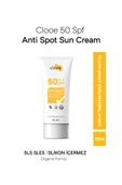 Clooe 2’li Güneş Kremi SPF 50 Leke Karşıtı Vegan Glutensiz 50ML x 2 - 1