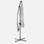 Parasol Şemsiye Krem Çap: 300 cm - 14 kg - Eğilebilme Özelliği - Ayak Çapı: 48 cm - Polyester thumbnail 2