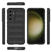 Galaxy S24 FE Kılıf Esnek TPU Oyuklu Arka Yüzey Tasarımlı Redclick Etnik Silikon Kapak - 9