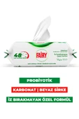 Fairy Power Wipes Yüzey Temizleme Mendili 100 Yaprak 3 Adet | Beyaz Sabun | Beyaz Sirke & Karbonat - 3