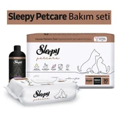 Petcare Bakım Seti ( 30'lu Pet Bakım Örtüsü + 60 Yaprak Islak Havlu + 500 ml Şampuan ) thumbnail 1
