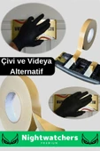 Extra Güçlü Uzun Ömürlü Kuvvetli Yapışkan Kolay Uygulanır İz Bırakmaz Çift Taraflı Köpük Bant 3 Adet - 4