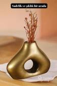 Dekoratif Vazo El Yapımı Gümüş Eskitme Renk Model 49 thumbnail 10