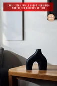 Bej Dekoratif Vazo Obje Ev Dekorasyon Masa Üstü Dekor Vazo Model 7 thumbnail 8