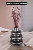 Dekoratif Vazo El Yapımı Gümüş Eskitme Renk Model 5 thumbnail 4