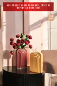 Dekoratif Vazo Seti Obje Ev Dekorasyon Masa Üstü Dekor Vazo Seti Model 18 thumbnail 2