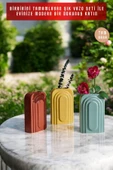 Dekoratif Vazo Seti Obje Ev Dekorasyon Masa Üstü Dekor Vazo Seti Model 18 thumbnail 8