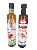 Elma sirkesi 500 ml & ısgın sirkesi 500 ml sirke seti (şeker) - 1