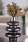 Dekoratif Vazo El Yapımı Gümüş Eskitme Renk Model 5 thumbnail 1