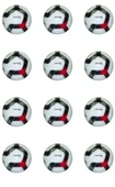 TRYON FT180 KIRMIZI BEYAZ FUTBOL TOPU 12 Lİ ( KOLİ ) - 4