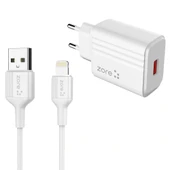 Play Serisi PL1 Lightning 2in1 Seyahat Şarj Aleti 12W thumbnail 1