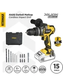 RTX3010B Şarjlı Darbeli Matkap Kömürsüz 70 Nm - Akü Hariç - 1