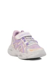 Aspor Beyaz Lila Cırtlı Fileli Hafif Kız Çocuk Spor Ayakkabı thumbnail 3