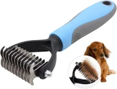 TechTic Evcil Hayvan Bakım Fırçası Kıtık Tüy Topak Açıcı Tarak Metal Dişli Kedi Köpek Tarağı - 2