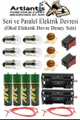 Seri ve Paralel Basit Elektrik Devresi 1 Paket Deney Seti Sarı Mini Duy 6 Adet Mini Ampul 3 Adet Anahtar İş Eğitimi Seti thumbnail 1