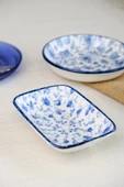 Tabak Evi Blue Heaven Kayık Tabak Tekli 14x10x2cm - 2
