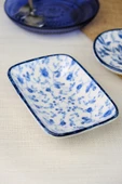 Tabak Evi Blue Heaven Kayık Tabak Tekli 14x10x2cm - 1