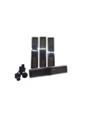 AMERİKAN PARK LAMBASI KROM ÇERÇEVELİ FÜME 4 ADET DUYLU - 5