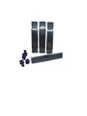 AMERİKAN PARK LAMBASI KROM ÇERÇEVELİ FÜME 4 ADET DUYLU - 6